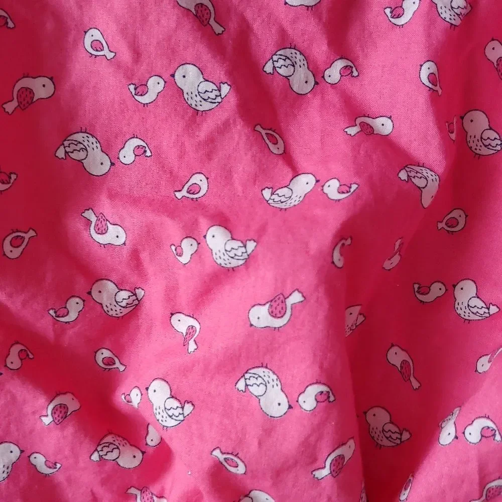 Carter's Pink Bird Romper size 12 months